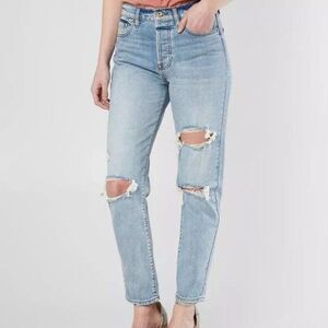 Pistola Nico High Rise Mom Ankle Straight Jean Size 30